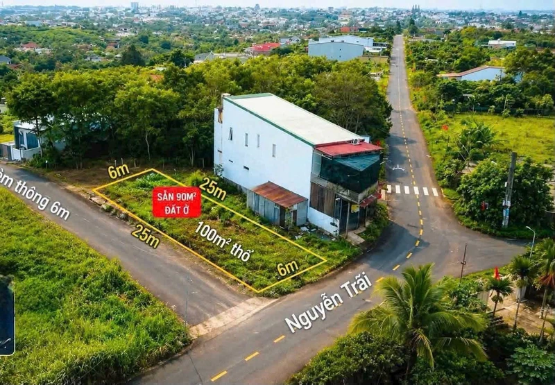 Bán đất mặt tiền Nguyễn Trãi Bảo Lộc 90m² 1 tỷ 950