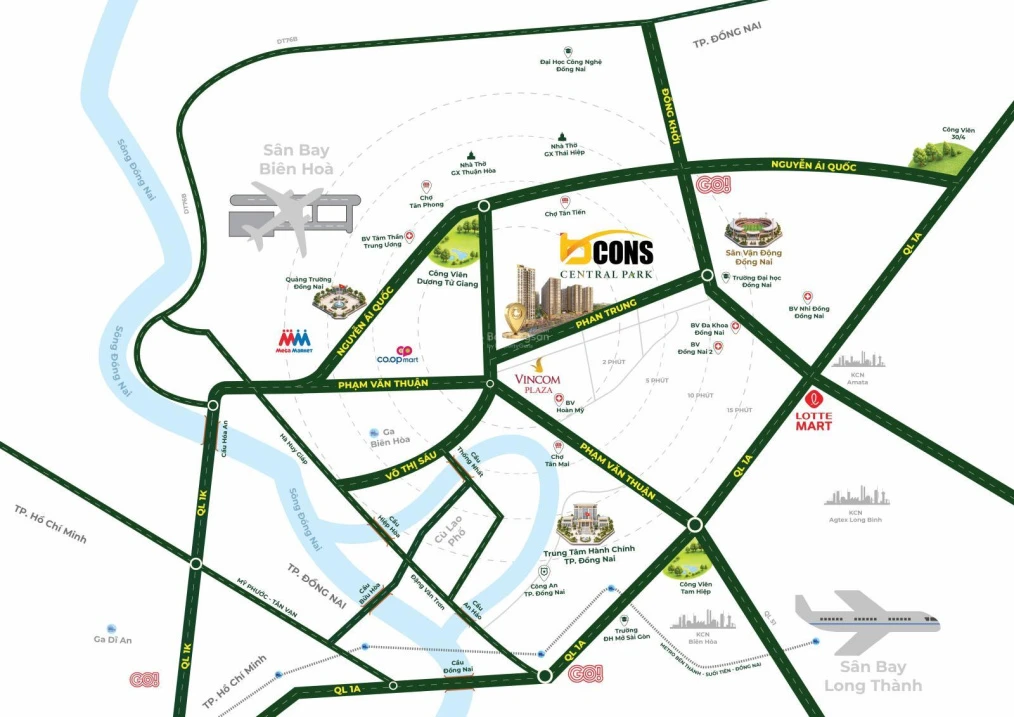 Bcons Central Park Biên Hòa từ 49,9 triệu/m2 - 5% ký HĐ - CK 8.5% ân hạn gốc - lãi 0đ 24 tháng - Ảnh thu nhỏ 4