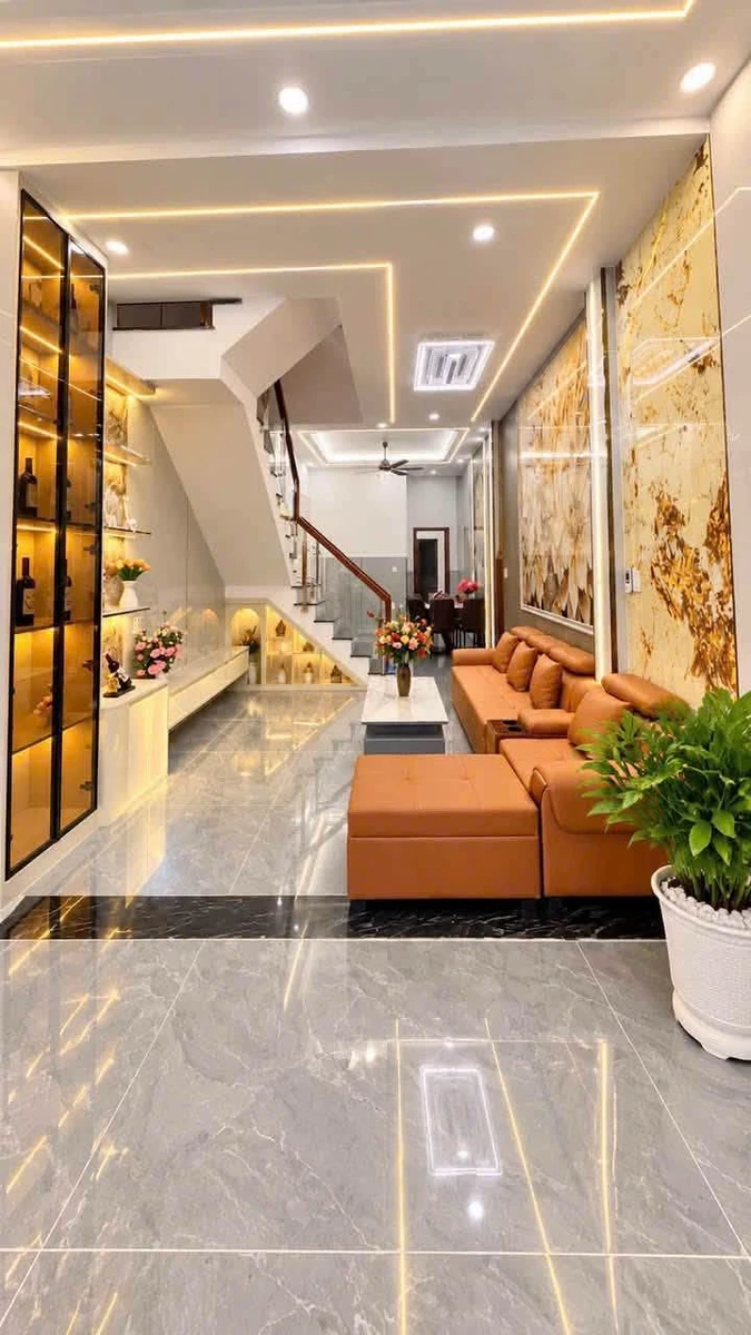 Bán nhà 1 trệt 2 lầu 64m2 (4x16) sổ riêng, 3PN, Tân Phước Khánh, Tân Uyên, Bình Dương, giá 4 tỷ - Ảnh thu nhỏ 3