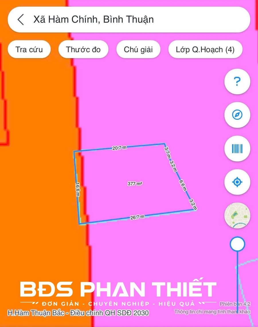 Bán đất mặt tiền Quốc lộ 28, 376 m2, Hàm Chính, Phan Thiết - Ảnh thu nhỏ 2