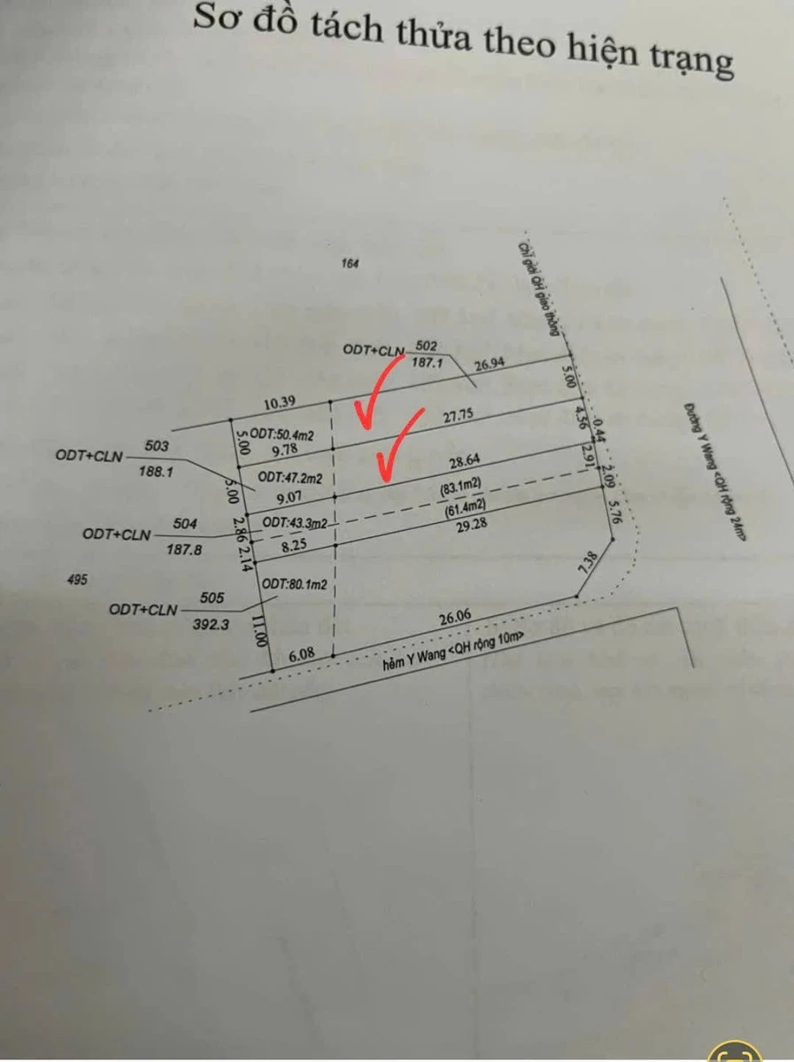 Bán 2 lô đất mặt tiền Y Wang, Đắk Lắk, 798m2, 18.6 tỷ - Ảnh thu nhỏ 2