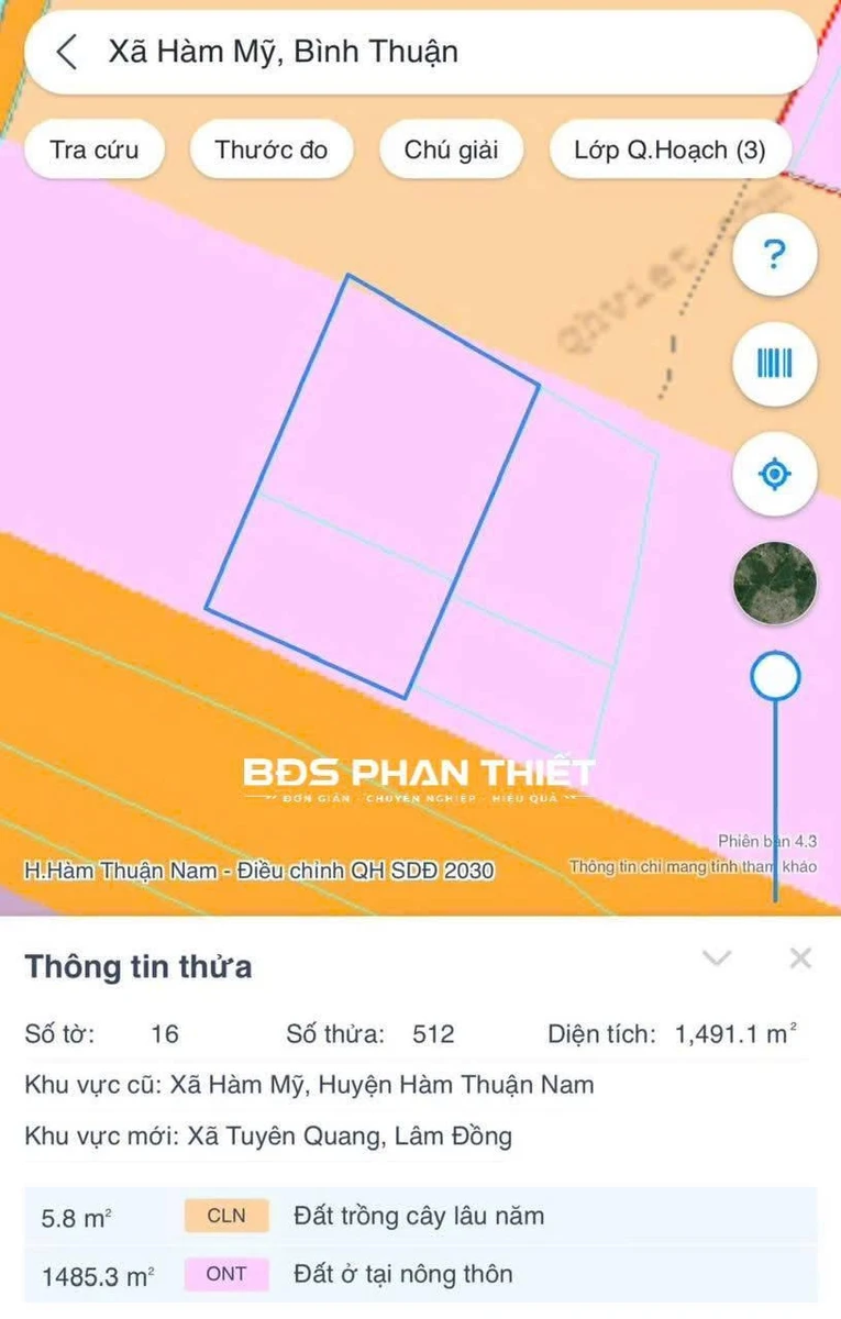 Bán đất 1.491m² mặt tiền DT707, Phú Hưng, Lâm Đồng - Ảnh thu nhỏ 3