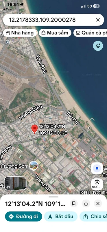 Bán đất ở đô thị 65,7m² hẻm Dã Tượng, Nha Trang, giá 3,5 tỷ, cách biển 400m