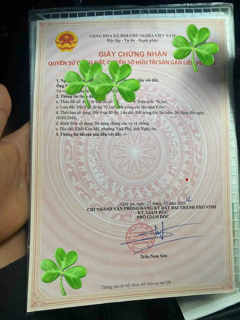 Đất mặt tiền 78m2 Mười Uyển Nghệ An 2,4 tỷ - Ảnh 1