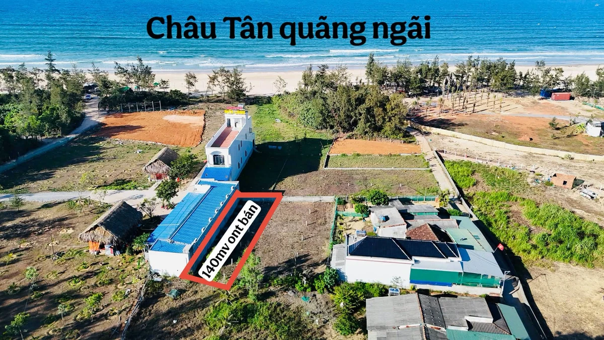 Bán lô đất 140m² sát biển Châu Tân Quảng Ngãi - Ảnh 1