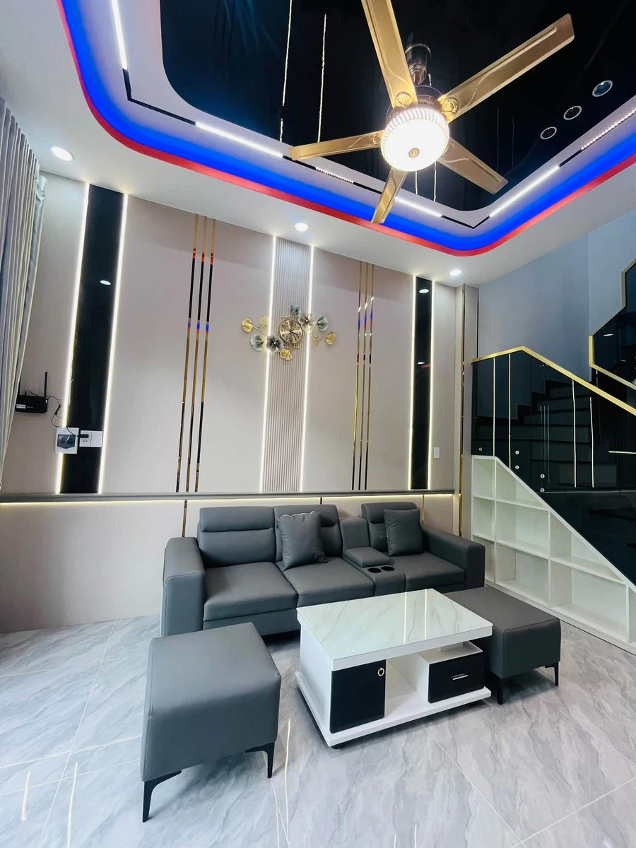 Bán nhà 1 trệt 1 lầu 56m2, 3PN 2WC, KDC Cát Tường Phú Sinh, sổ hồng riêng, giá 2,19 tỷ - Ảnh thu nhỏ 3