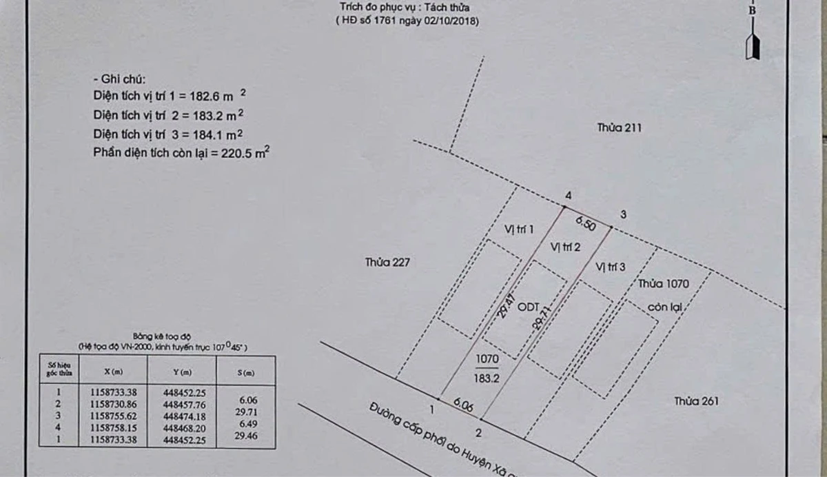Bán lô đất ngang 6m mặt tiền Cao Văn Ngọc 183m2 - Ảnh thu nhỏ 2