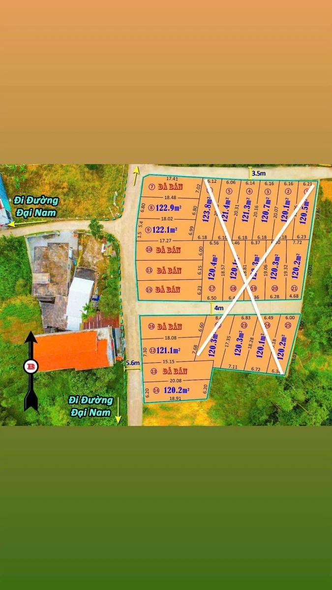 Bán đất kiệt ô tô 122m² Thiên Thái 1,15 tỷ - Ảnh thu nhỏ 2