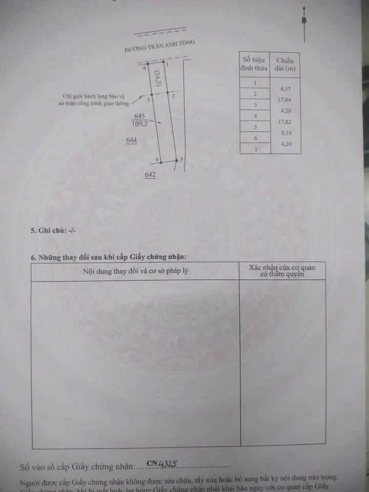 Bán lô góc 109m2 đường Trần Anh Tông, Nghĩa Dõng - Ảnh thu nhỏ 3