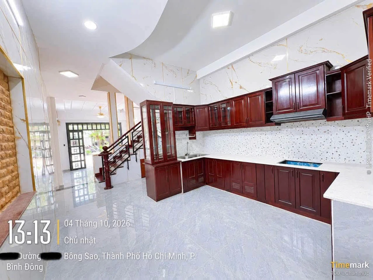 Bán nhà mặt tiền 4 tầng 50m2 Công viên Bông Sao Q8 - Ảnh thu nhỏ 5