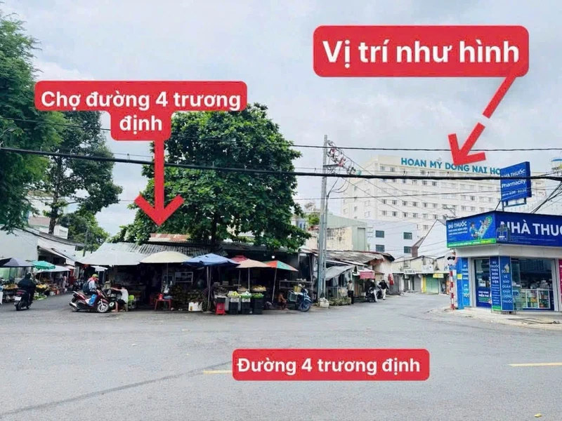 Bán lô đất mặt tiền 80m² Trương Quyền, Tam Hiệp, Đồng Nai