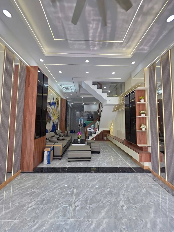 Bán nhà 4 tầng 60m2 sổ hồng hoàn công tại Chiêu Liêu, Dĩ An, Bình Dương