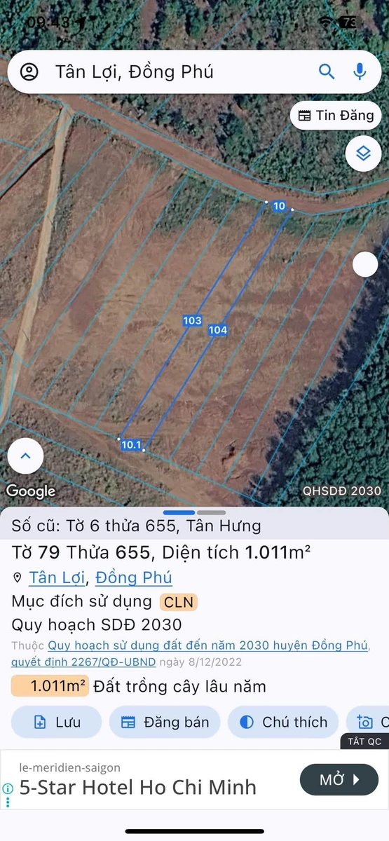 Bán đất 5000m² Đồng Phú Bình Phước 290 triệu/lô - Ảnh thu nhỏ 2
