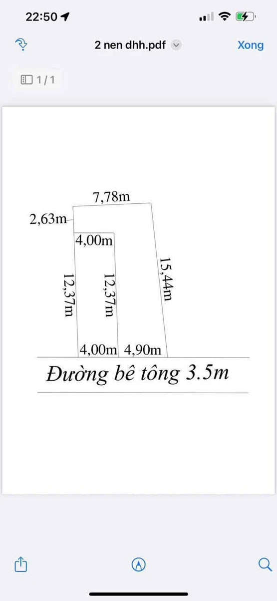 Bán đất 48m² Xã Đức Hoà Hạ Long An 650 triệu - Ảnh thu nhỏ 5