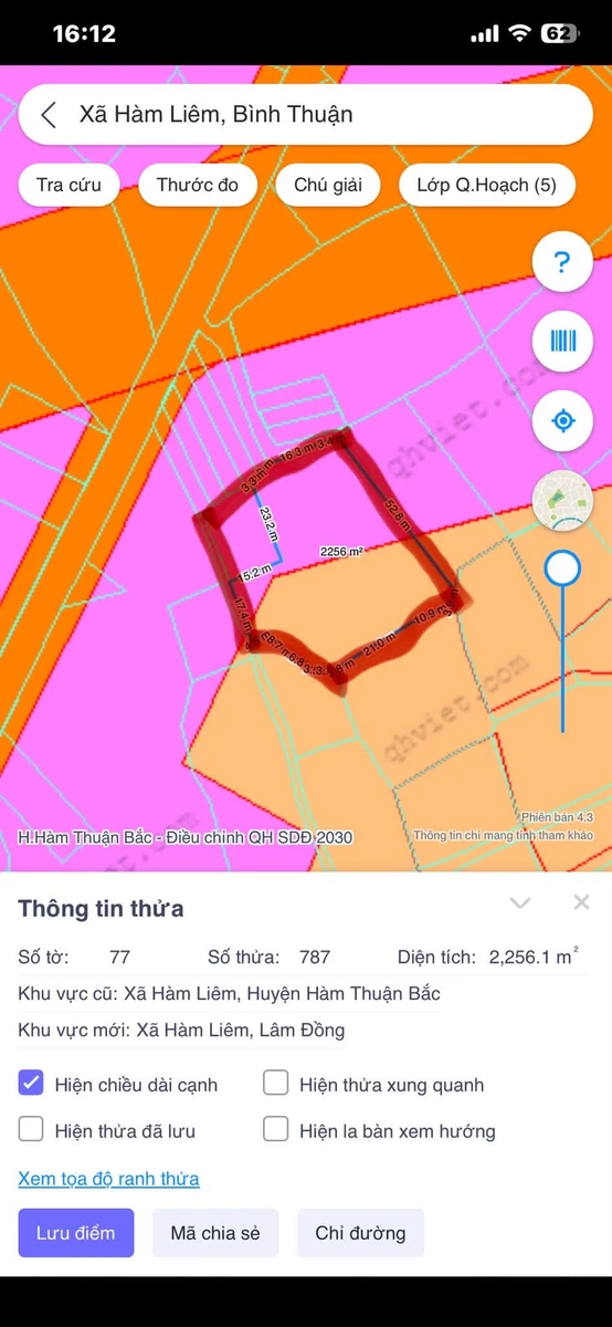 Bán đất 333m² gần Phan Thiết, Bình Thuận giá 3 tỷ 8 - Ảnh thu nhỏ 3