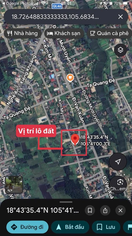 Bán đất Kim Mỹ Nghệ An 65,1m² giá 1 tỷ 8