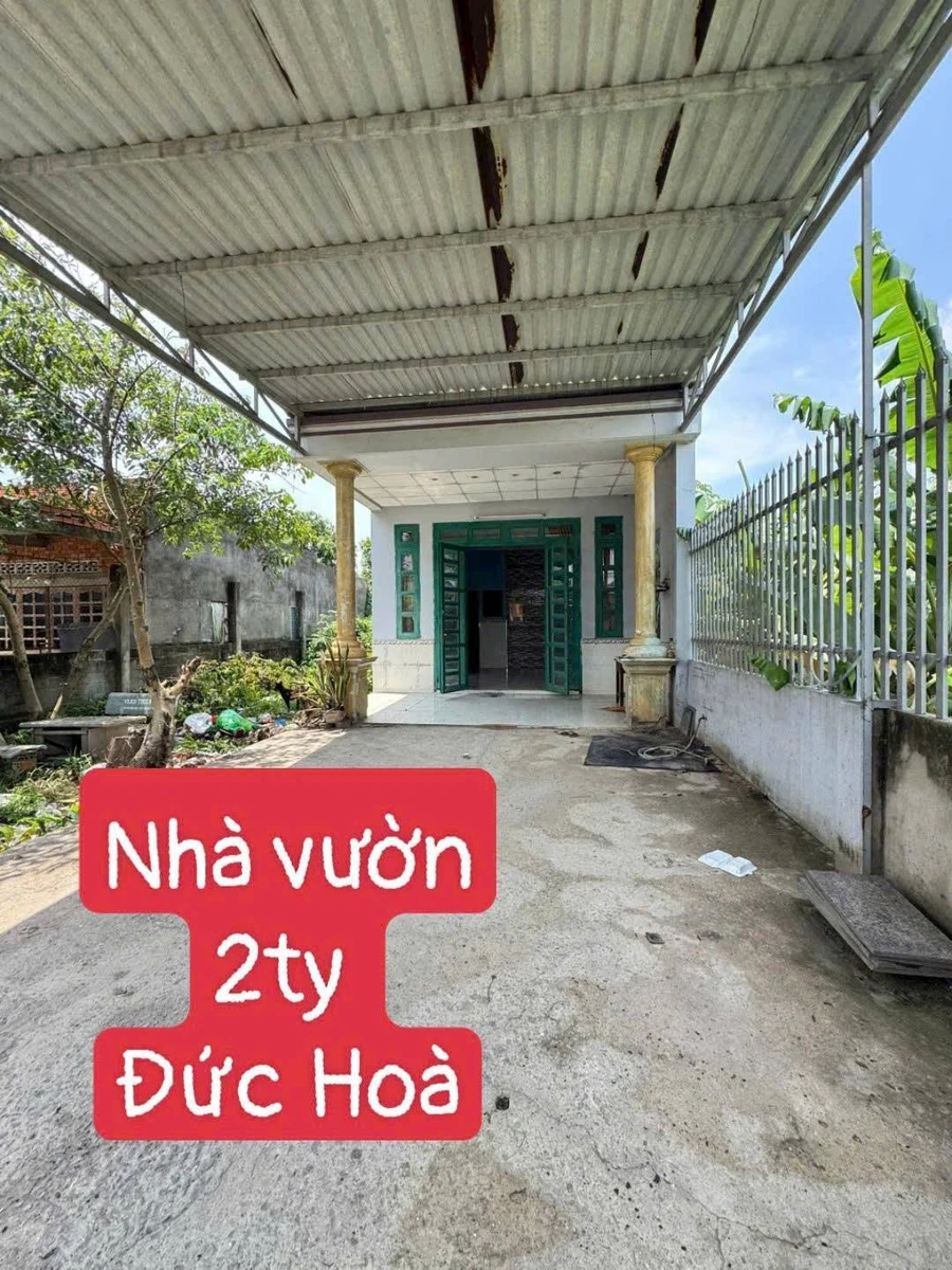 Bán nhà vườn Đức Hoà Đông 420m² 2 tỷ - Ảnh 1