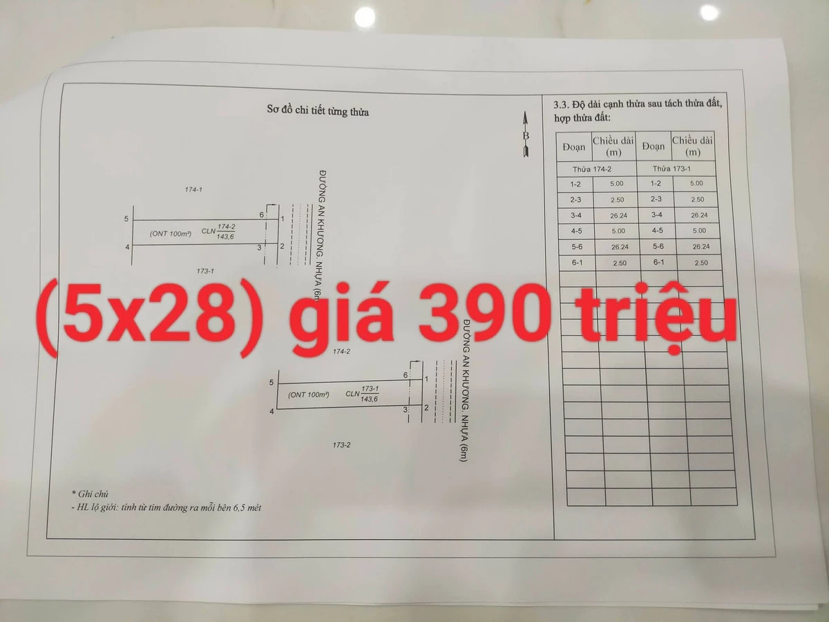 Bán đất 140m2 (5x28m) ấp An Khương, xã An Thạnh Thủy, Chợ Gạo, giá 390 triệu/lô - Ảnh thu nhỏ 2