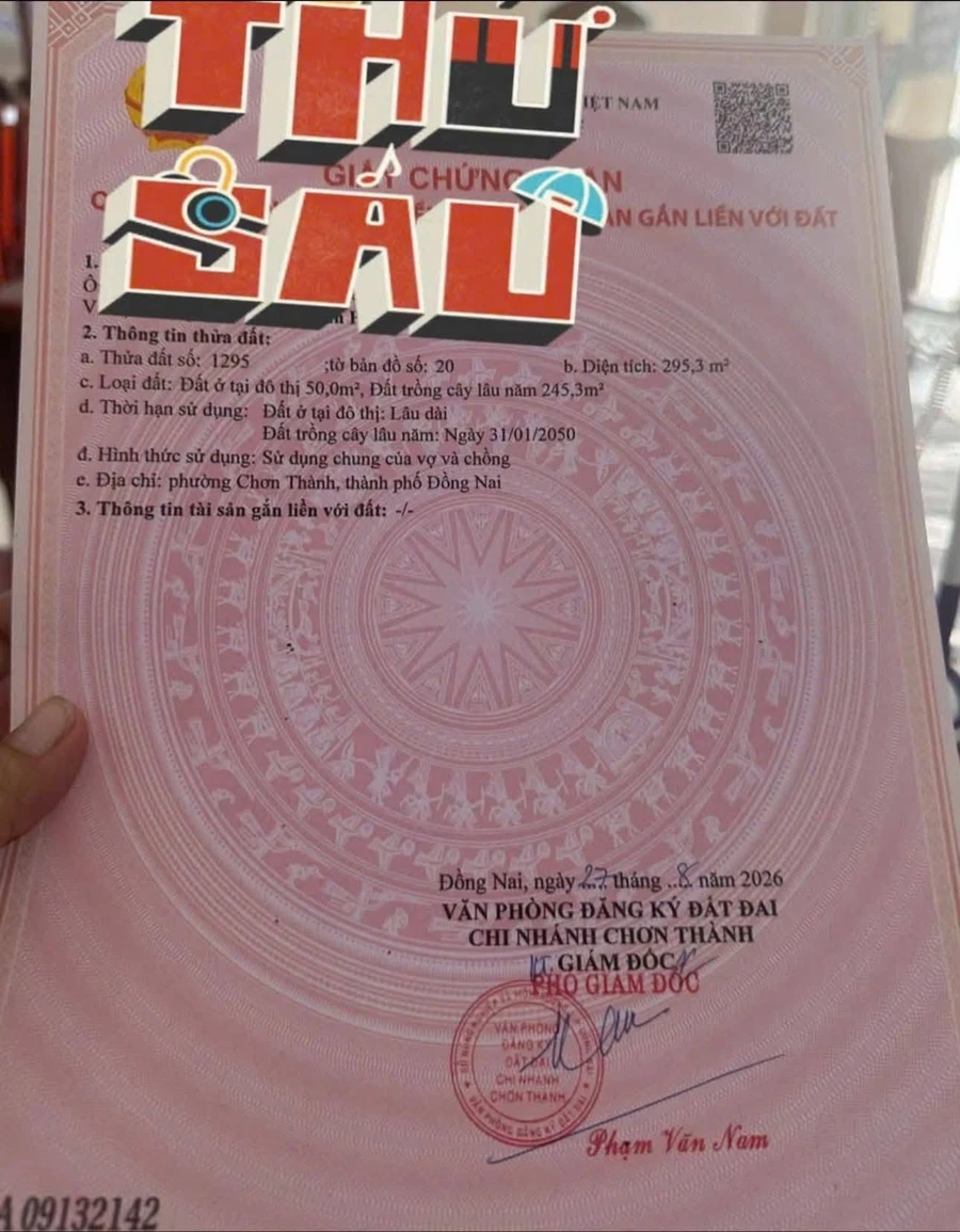 Đất bán Chơn Thành 50m² chỉ từ 600 triệu - Ảnh thu nhỏ 3