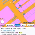 Bán lô góc 1156m² 2 mặt tiền đường Hùng Vương Nguyễn Lân, Tam Long - Ảnh thu nhỏ 1