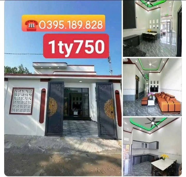 Bán nhà 90m2 tại Bến Cát, Bình Dương, giá 1 tỷ 750