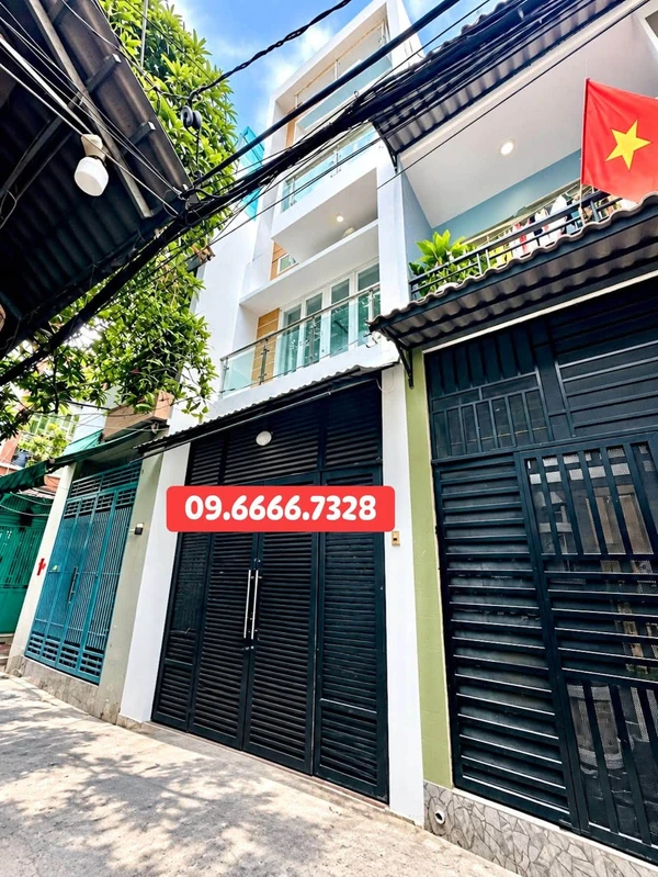Cho thuê nhà hẻm 3,5x12m, 4PN, 15 triệu/tháng, Âu Dương Lân, Quận 8
