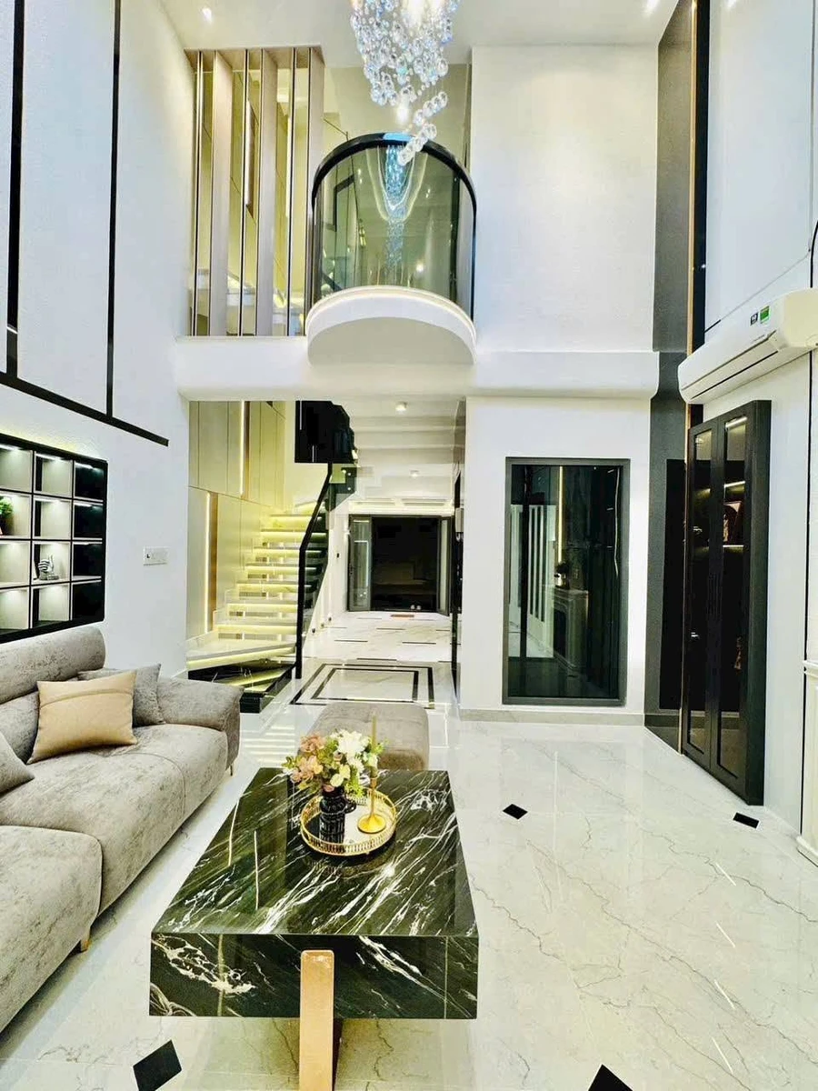 Bán nhà 5 tầng xây mới, 55,3m² sát Bình Thạnh, Gò Vấp, 10.9 tỷ - Ảnh thu nhỏ 3