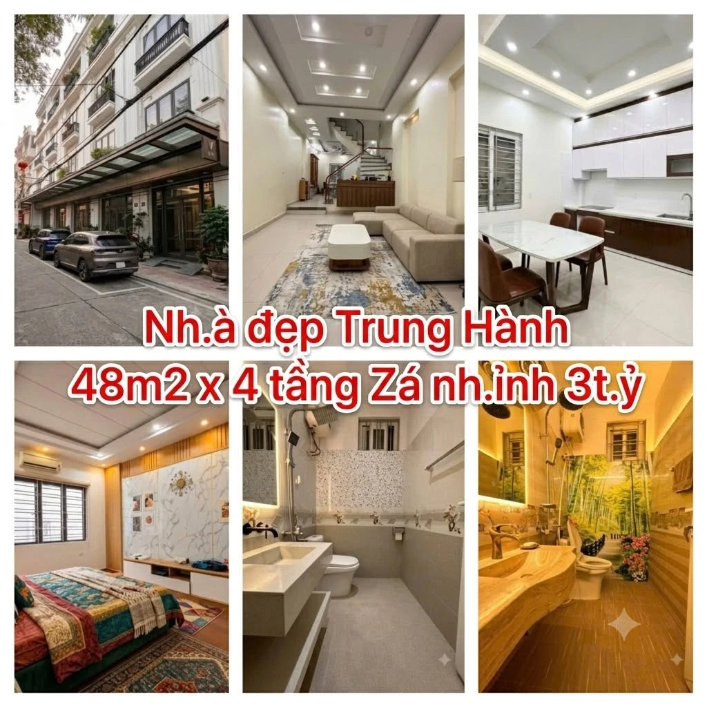 Bán nhà 4 tầng 48m² ngõ nông gần đường Trung Hành, Hải Phòng giá khoảng 3 tỷ - Ảnh 1
