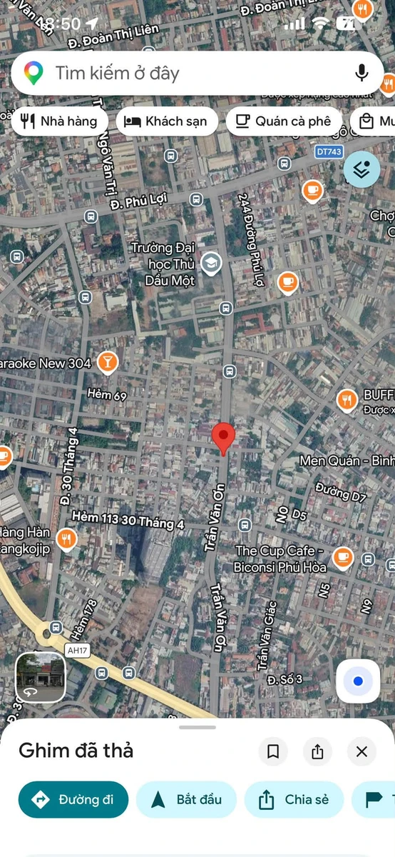 Bán đất mặt tiền Trần Văn Ơn Phú Hòa 126m² - Ảnh thu nhỏ 2
