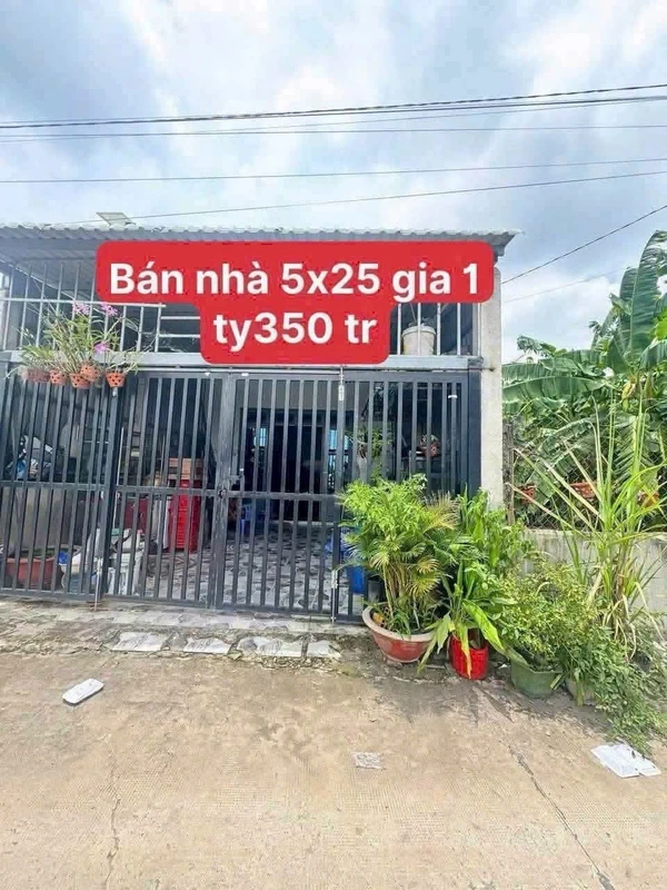 Bán nhà bê tông 5x25m giá 1,35 tỷ tại Đức Hòa, Long An