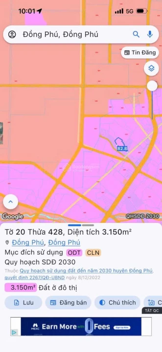 Chính chủ bán 3148,4m2 đất gần KCN Bắc Đồng Phú mở rộng - Ảnh 1