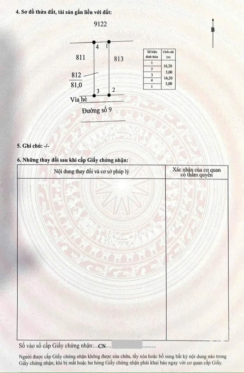 Bán đất nền 81m² Dragon Nam Phong, Tây Ninh, 570 triệu - Ảnh thu nhỏ 2