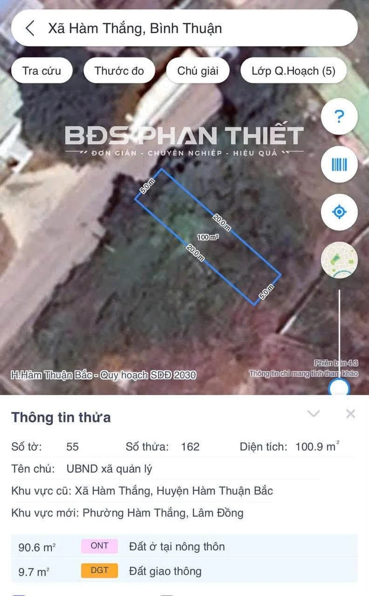 Bán đất Bến Lội Lại An 100m² - 1,4 tỷ - Ảnh thu nhỏ 3