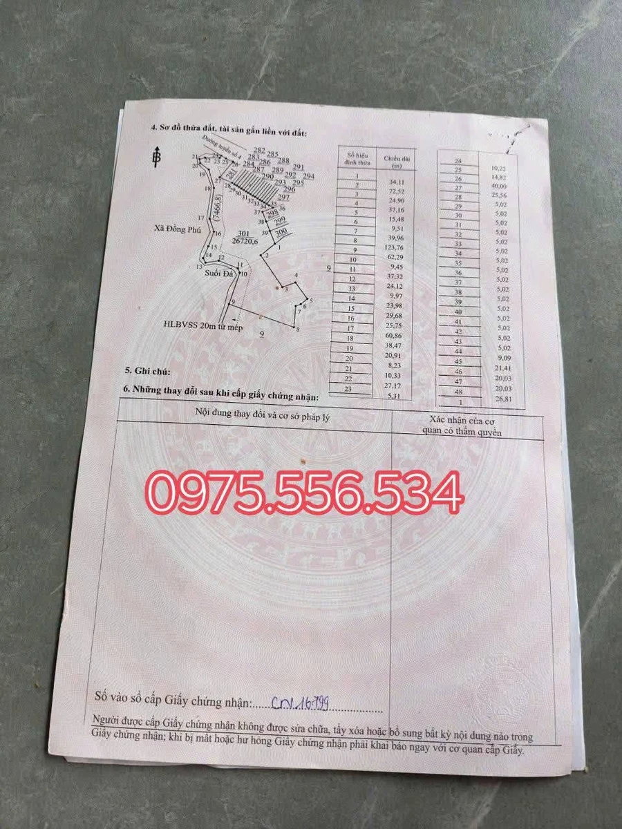 Bán đất Bình Phước 2.6 ha mặt tiền đường Tuyến 4 - Ảnh thu nhỏ 2
