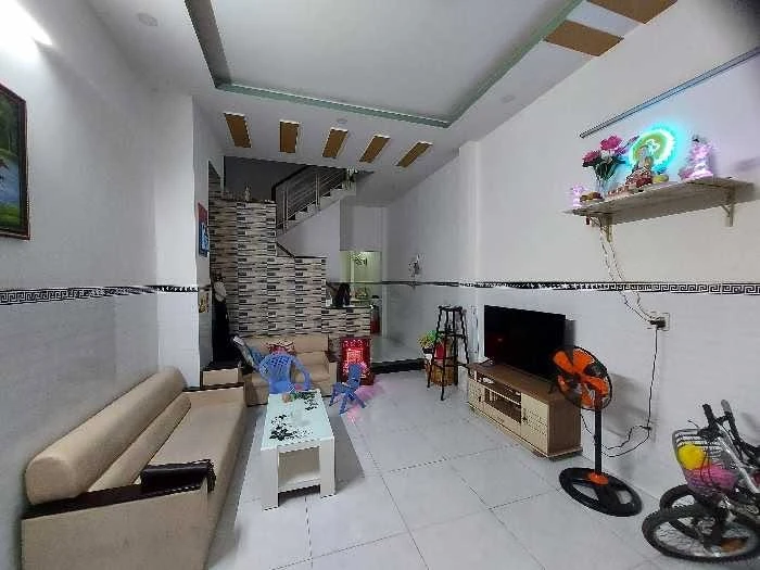 Nhà bán 3 tầng 4 phòng 58m2 Phú Định Quận 8 - Ảnh thu nhỏ 2