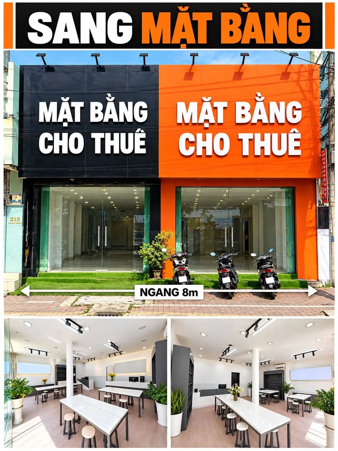 Sang mặt bằng shop iPhone 64m² Quang Trung, Quảng Ngãi, 12.5 triệu/tháng - Ảnh 1