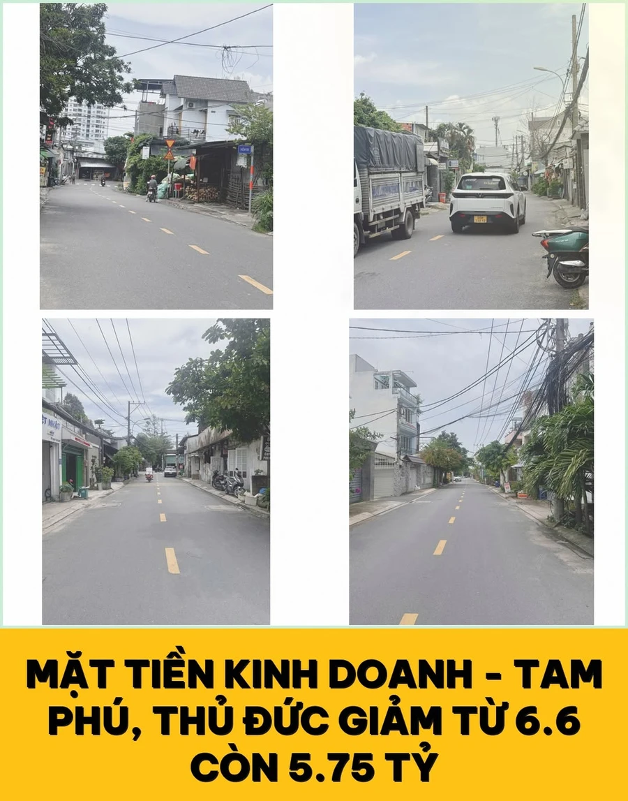Bán nhà mặt tiền kinh doanh 55m² Tam Phú 5.75 tỷ - Ảnh 1