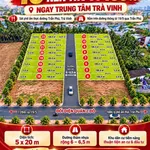 Bán nền đất 5x20m (100m²) 919 triệu Trà Vinh - Ảnh thu nhỏ 1