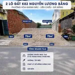 Bán 2 lô đất mặt tiền 75m² đường 7m Hoà Khánh Đà Nẵng - Ảnh thu nhỏ 1