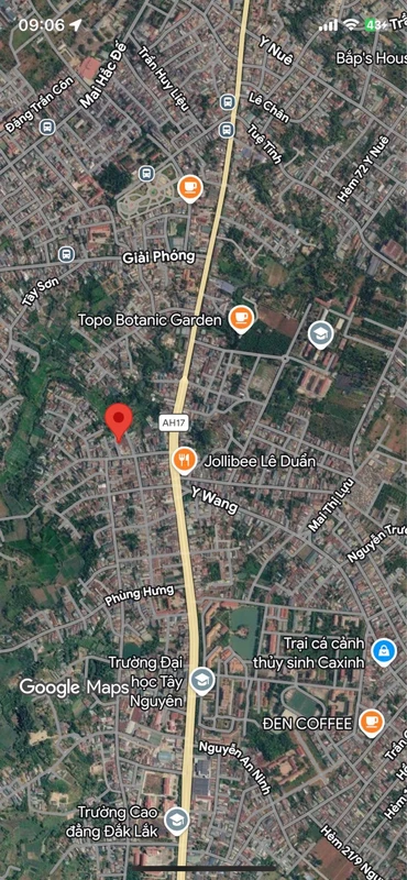 Bán đất 7x18m hẻm Đặng Văn Ngữ, Phường Ea Kao, Buôn Ma Thuột giá 1,68 tỷ