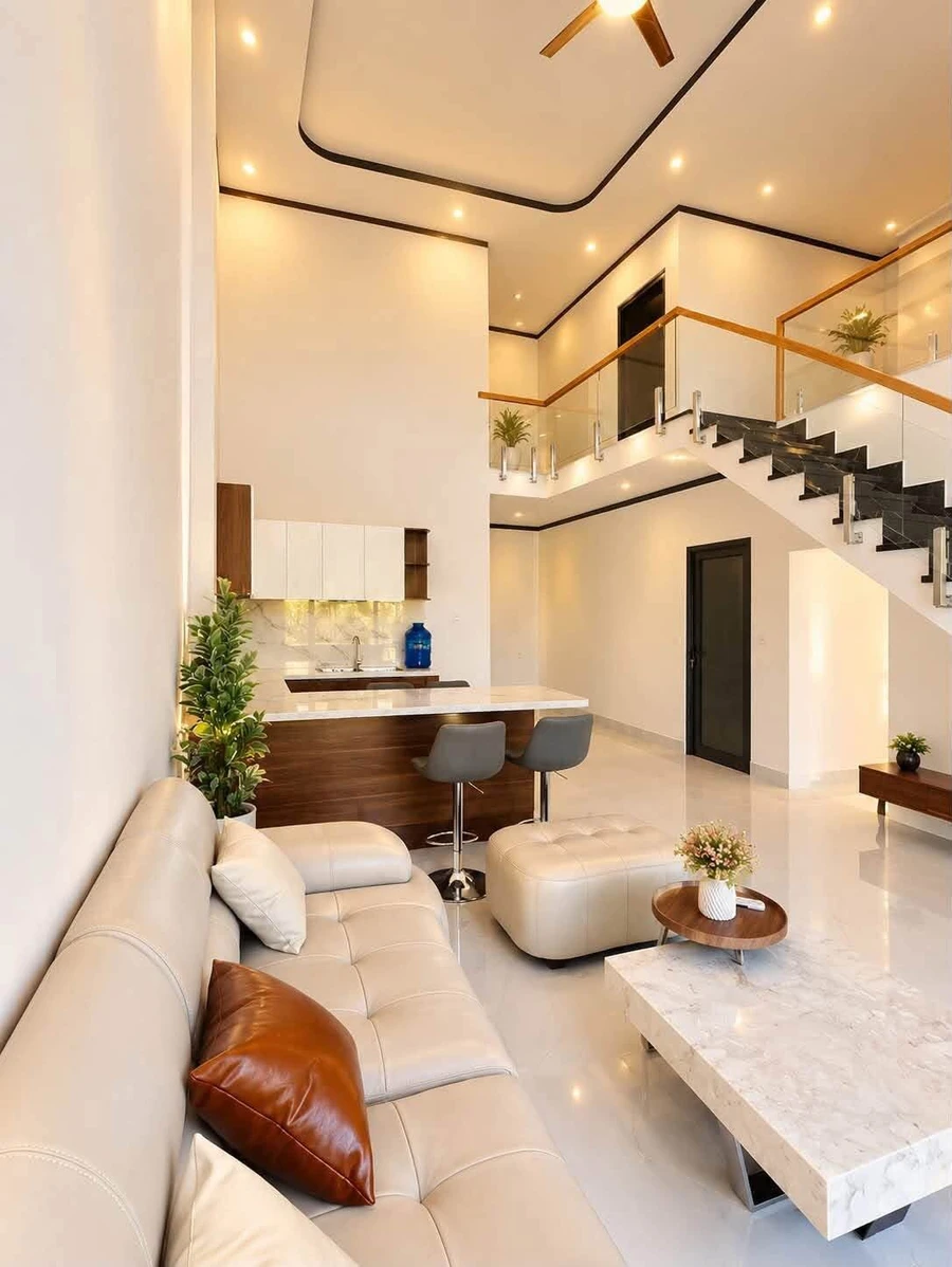 Bán nhà gác lửng 80m² 3 phòng ngủ Nguyễn Khuyến Bình Tân 1,85 tỷ - Ảnh thu nhỏ 3