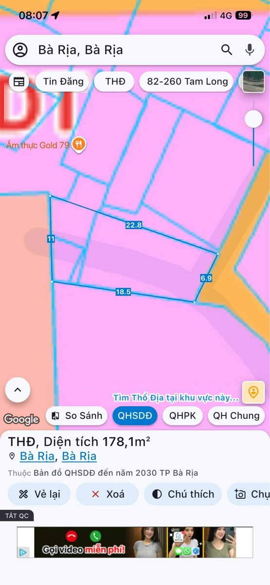 Bán đất hẻm Trần Hưng Đạo 130m2 Bà Rịa 2.49 tỷ - Ảnh thu nhỏ 4