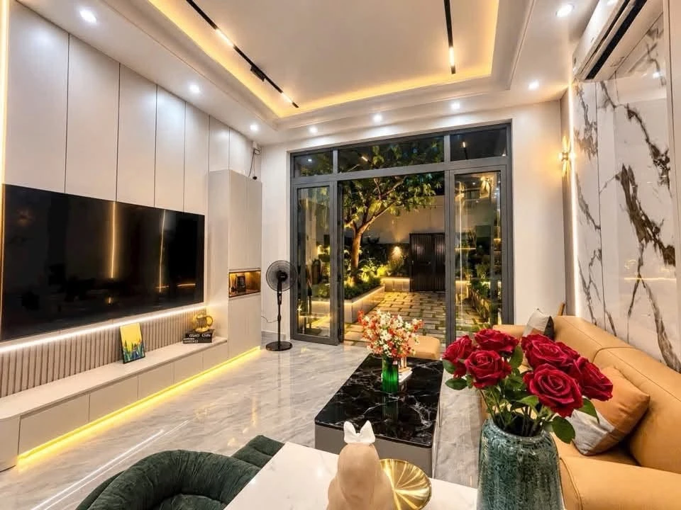 Bán nhà sân vườn 113m² 3PN Huỳnh Tấn Phát, Nhà Bè - 5,46 tỷ - Ảnh 1