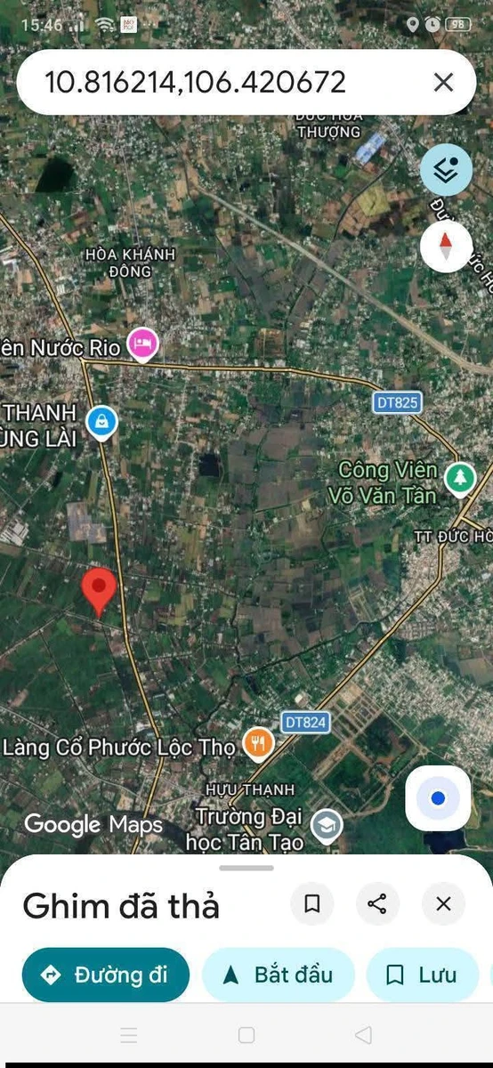 Bán nền đất full thổ cư 168m2 Đức Hoà Tây Ninh 600 triệu - Ảnh 1