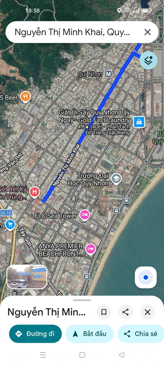 Bán nhà mặt tiền Nguyễn Thị Minh Khai Quy Nhơn 60m2 - Ảnh thu nhỏ 2