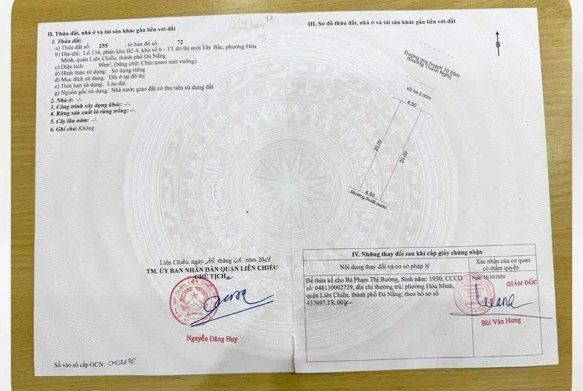 Bán đất mặt tiền đường Thanh Nghị 90m2, khu E Kim Long, Đà Nẵng - Ảnh thu nhỏ 2