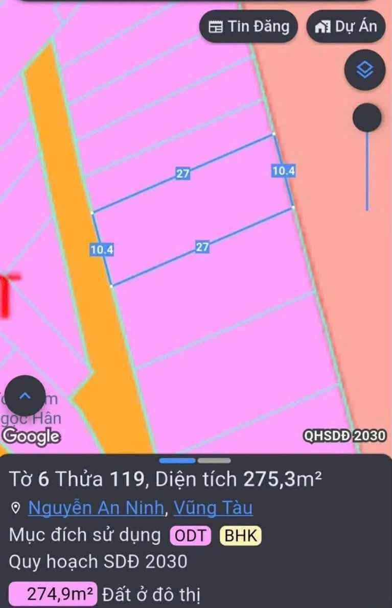 Bán dãy trọ 275m², 12 phòng, doanh thu 20tr/tháng, Vũng Tàu - Ảnh 1