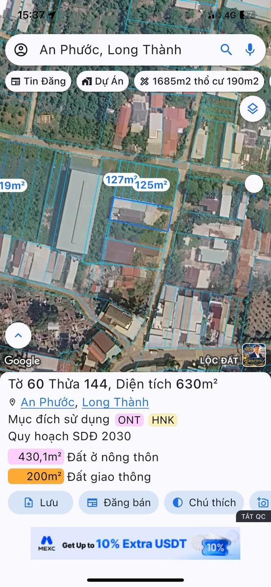 Bán đất An Phước Đồng Nai 630m2 giá 7 tỷ - Ảnh 1