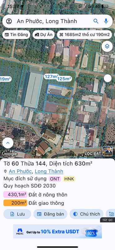 Bán đất An Phước Đồng Nai 630m2 giá 7 tỷ