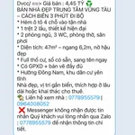 Bán nhà 2 phòng ngủ 47m² gần biển Vũng Tàu 4,45 tỷ - Ảnh thu nhỏ 1